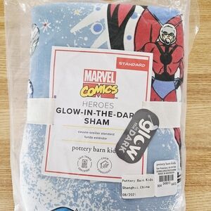 PBK Marvel Pillow Sham in Red, Black and Light Blue